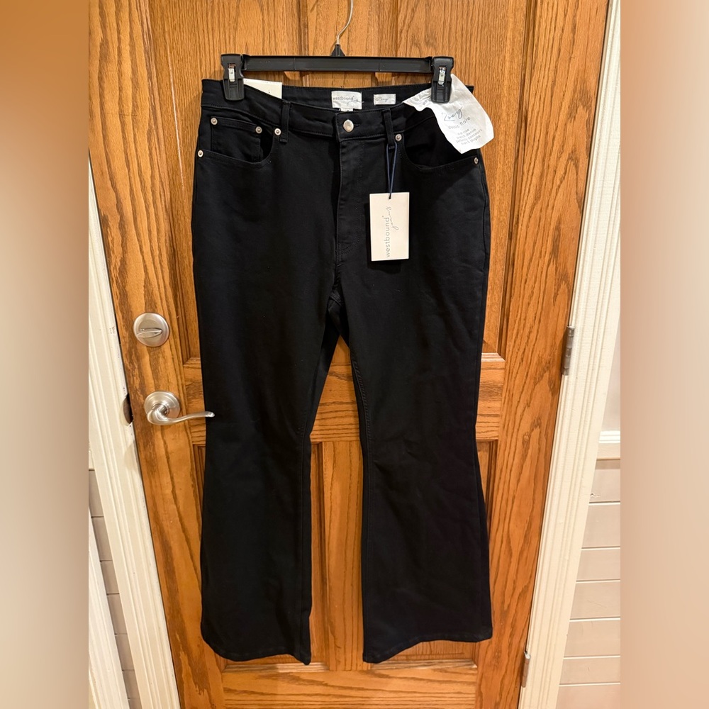 Westbound Women's Zoey Classic Flare Black Jeans